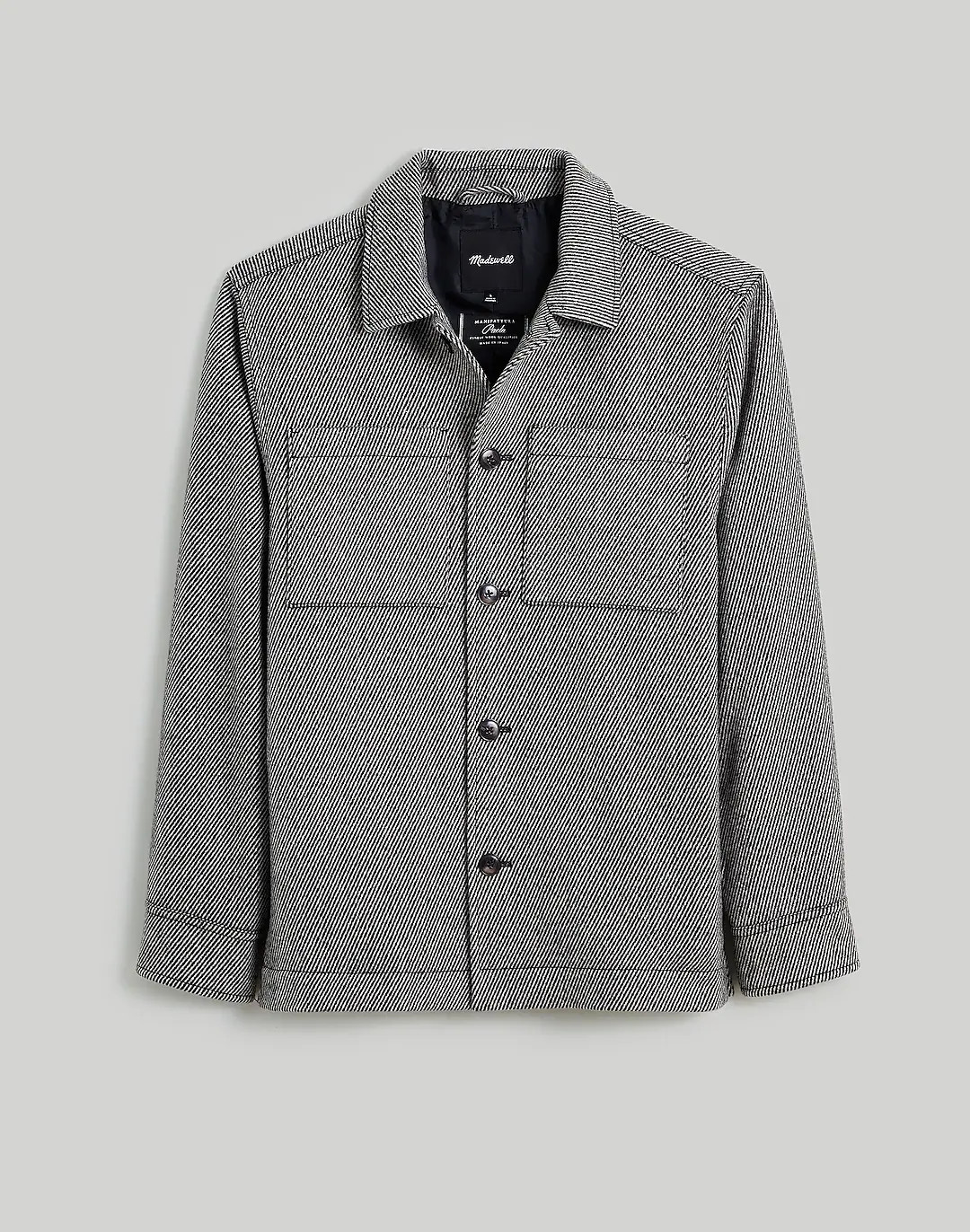 Shirt-Jacket in Italian Fabric | Madewell