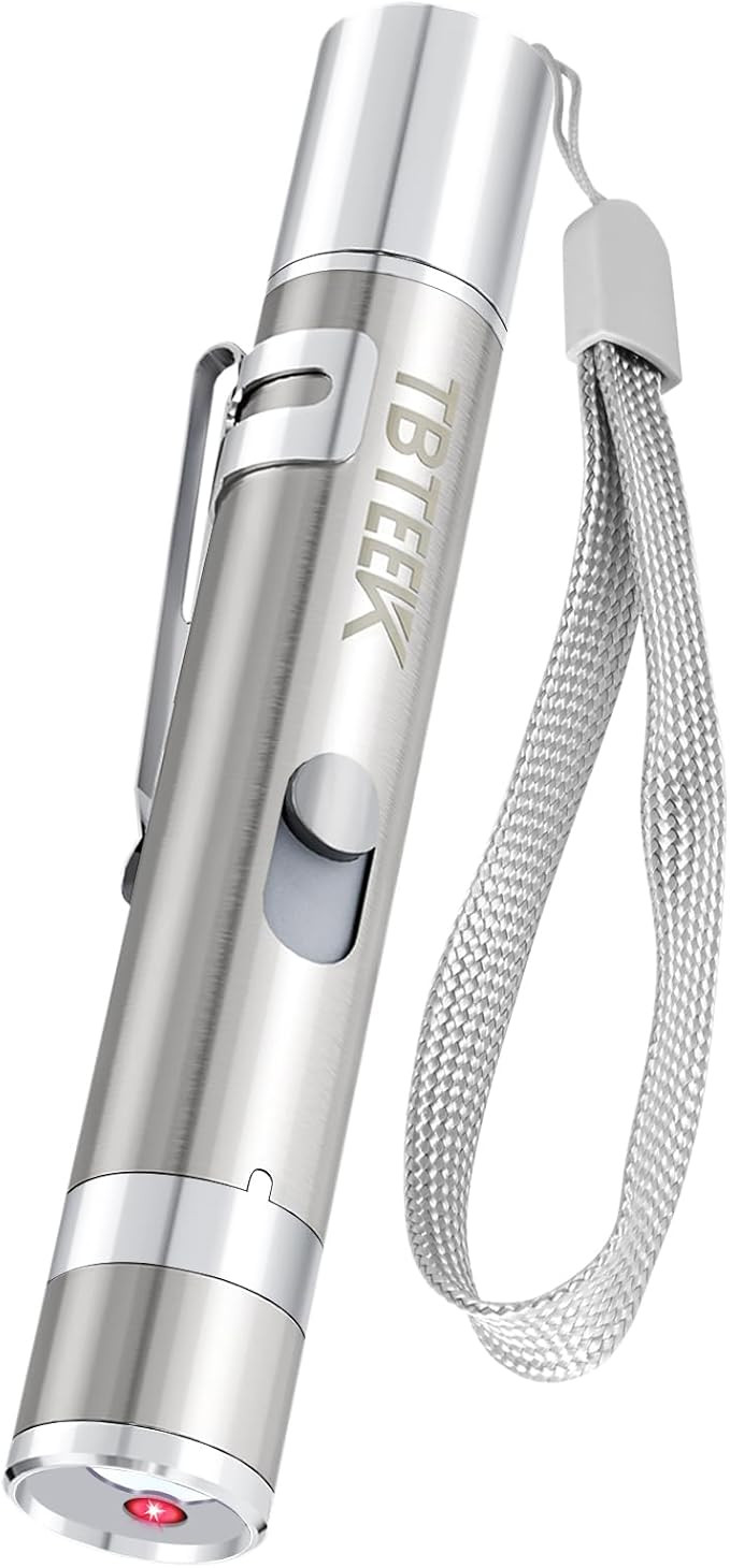 TBTeek Cat Toys, USB Rechargeable Kitten Toy, 3 Light Modes & 5 Adjustable Patterns, Portable Int... | Amazon (US)