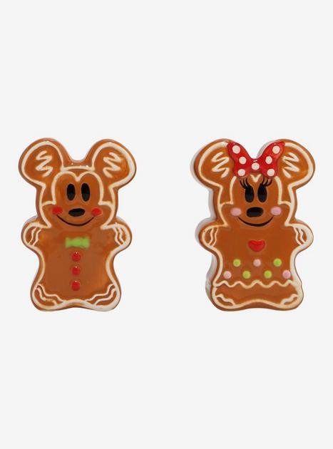 Disney Mickey Mouse & Minnie Mouse Gingerbread Salt & Pepper Shaker Set - BoxLunch Exclusive | BoxLunch