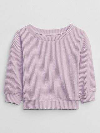 babyGap Ribbed Sweatshirt | Gap Factory