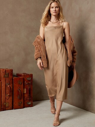 Satin Slip Dress | Banana Republic Factory