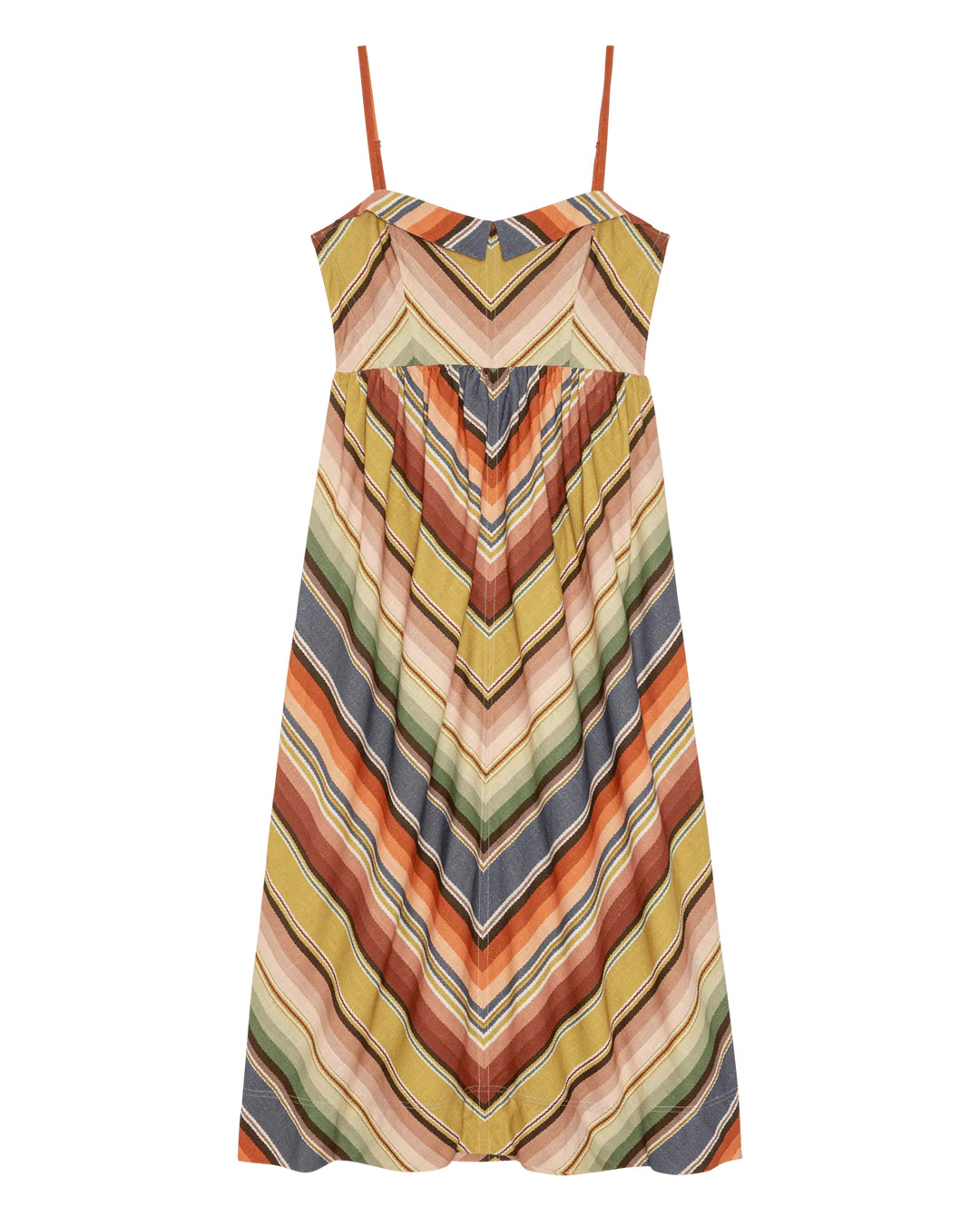 The Verse Dress. -- Davenport Stripe | THE GREAT.