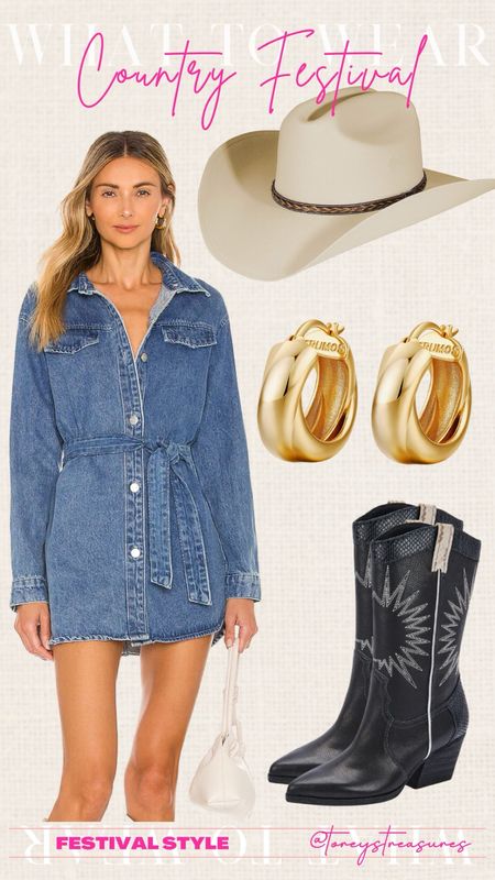 Stagecoach outfit idea or Coachella or country concert too! Cutest western boots that look designer!! 

#LTKFestival #LTKSeasonal