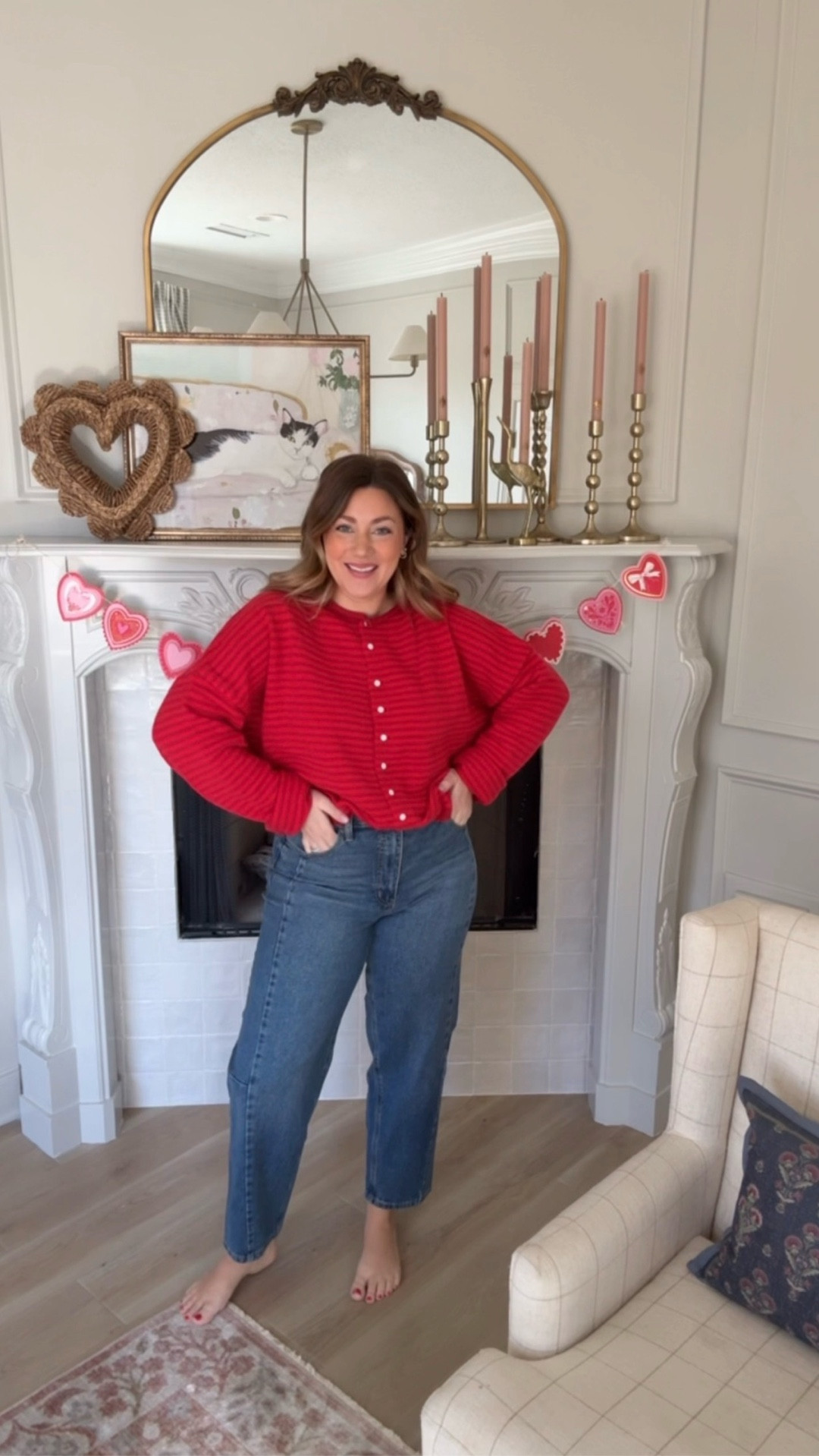 These Walmart jeans are so good! Come in 4 great washes. Also ❤️ this Amazon cardigan! 

THEBLOOMINGNEST jeans time and tru Walmart Amazon cardigan valentines jeans 

#LTKSeasonal #LTKootd #LTKMidsize
