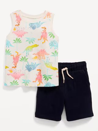 Printed Tank Top and Shorts Set for Toddler Boys | Old Navy (US)