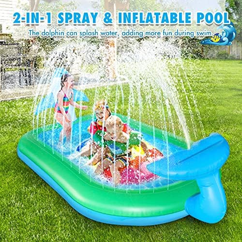Amazon.com: Splash Pad Kids Pools Baby Pool, Upgraded Splash Pad Sprinkler for Kids Sprinkle & Splas | Amazon (US)