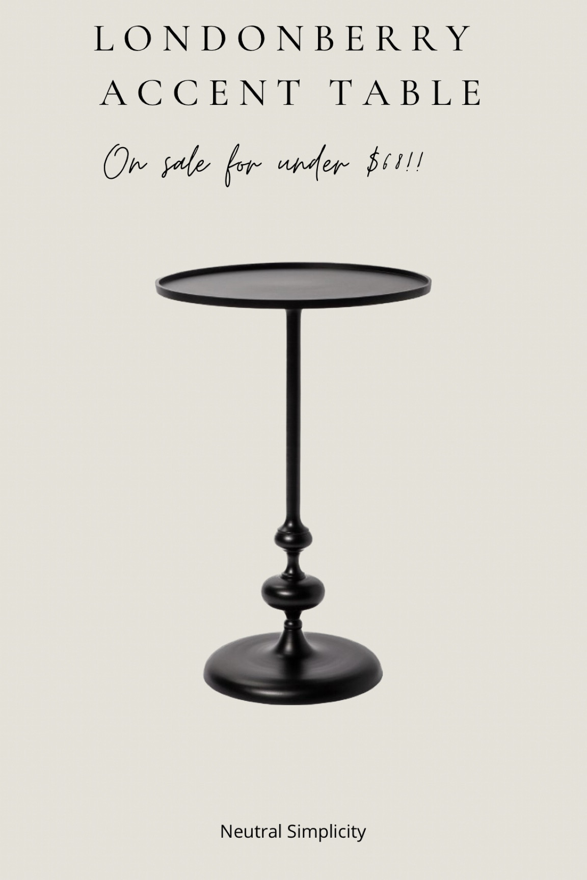 Run don’t walk!! The Target Londonberry accent table is on sale! I’ll be picking up one up myself 😍

#LTKstyletip #LTKhome #LTKsalealert