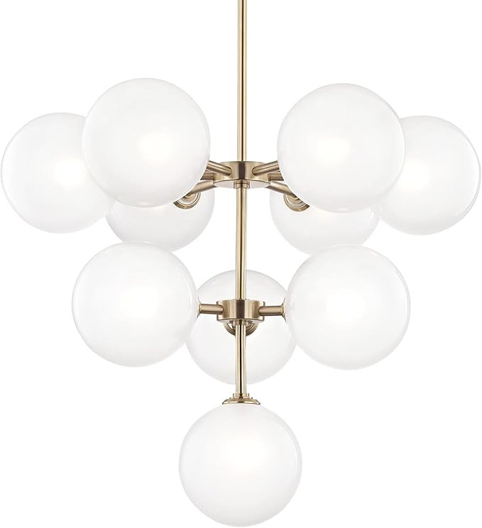 Mitzi H122810-AGB Ashleigh Chandelier, Gold | Amazon (US)