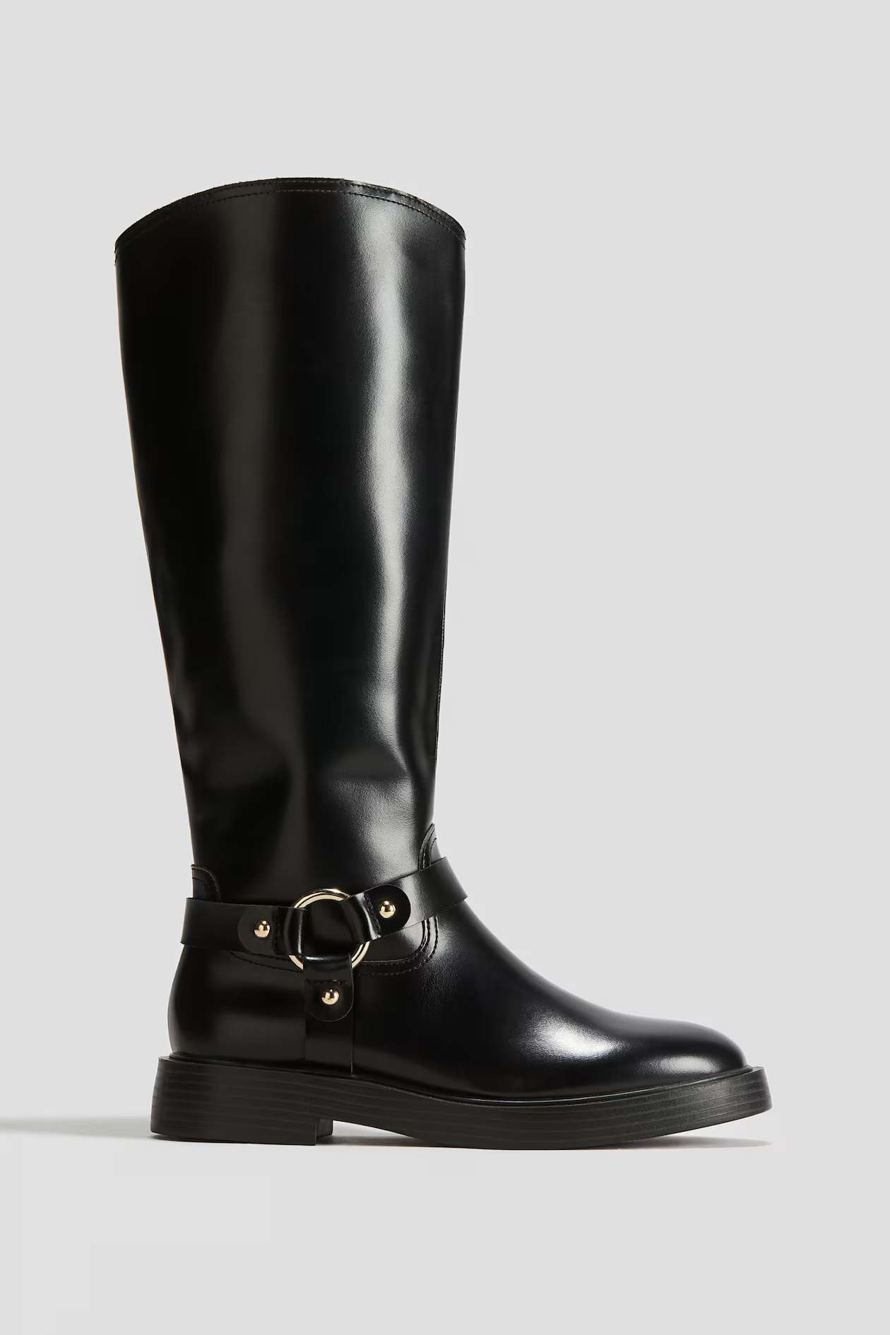 Knee-High Biker Boots | H&M (US + CA)