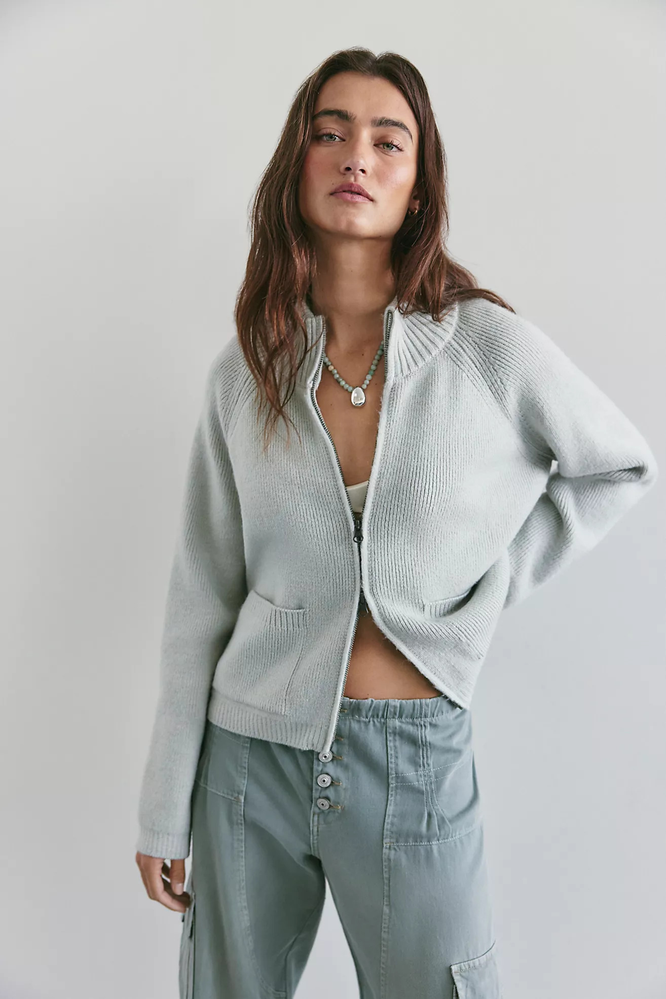 We The Free On It Zip-Up Cardigan | Free People (Global - UK&FR Excluded)