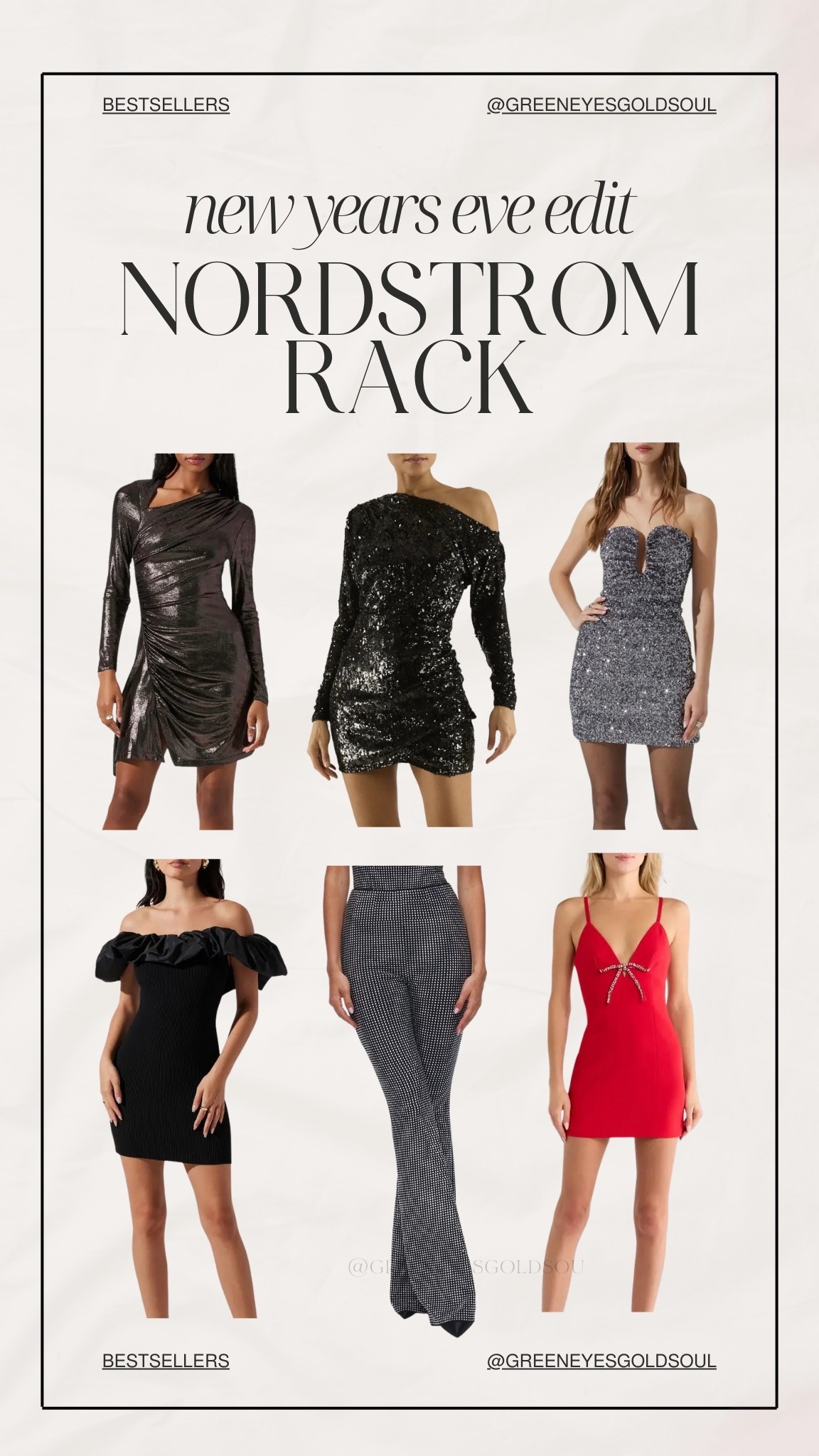 Nordstrom rack - New Year’s Eve edit! 🖤

Sequin, mini dresses, red, black, gray, new years, tube dress, sequin pants, trousers

#LTKU #LTKFindsUnder100