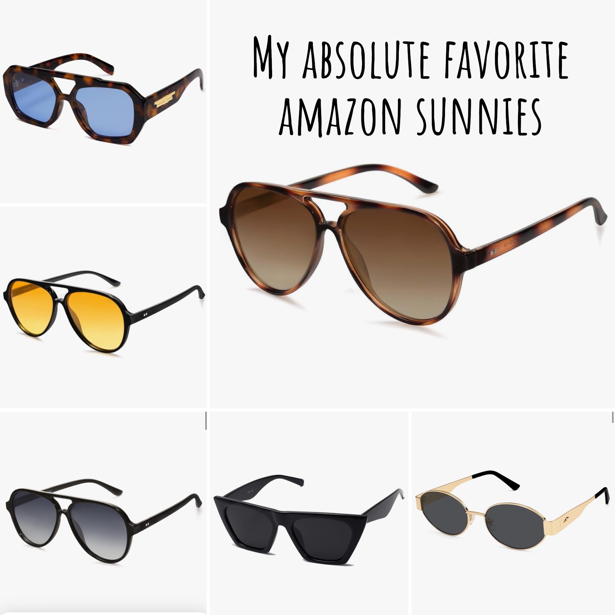 My all time favorite Amazon brand of sunglasses that I wear on the daily! Under $20, most under $15 AND they are polarized.


#LTKSummerEdit #LTKStyleTip #LTKActive