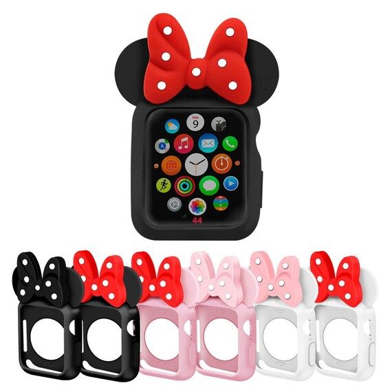 Minnie Mouse Apple Watch 40/44mm Cartoon Case for Iwatch | Etsy | Etsy (US)