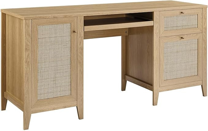 Modway Soma Desk, Oak, 63" | Amazon (US)