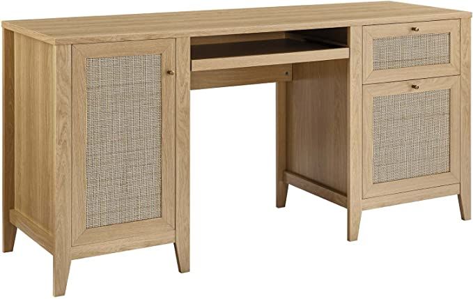 Amazon.com: Modway Soma Desk, Oak : Home & Kitchen | Amazon (US)