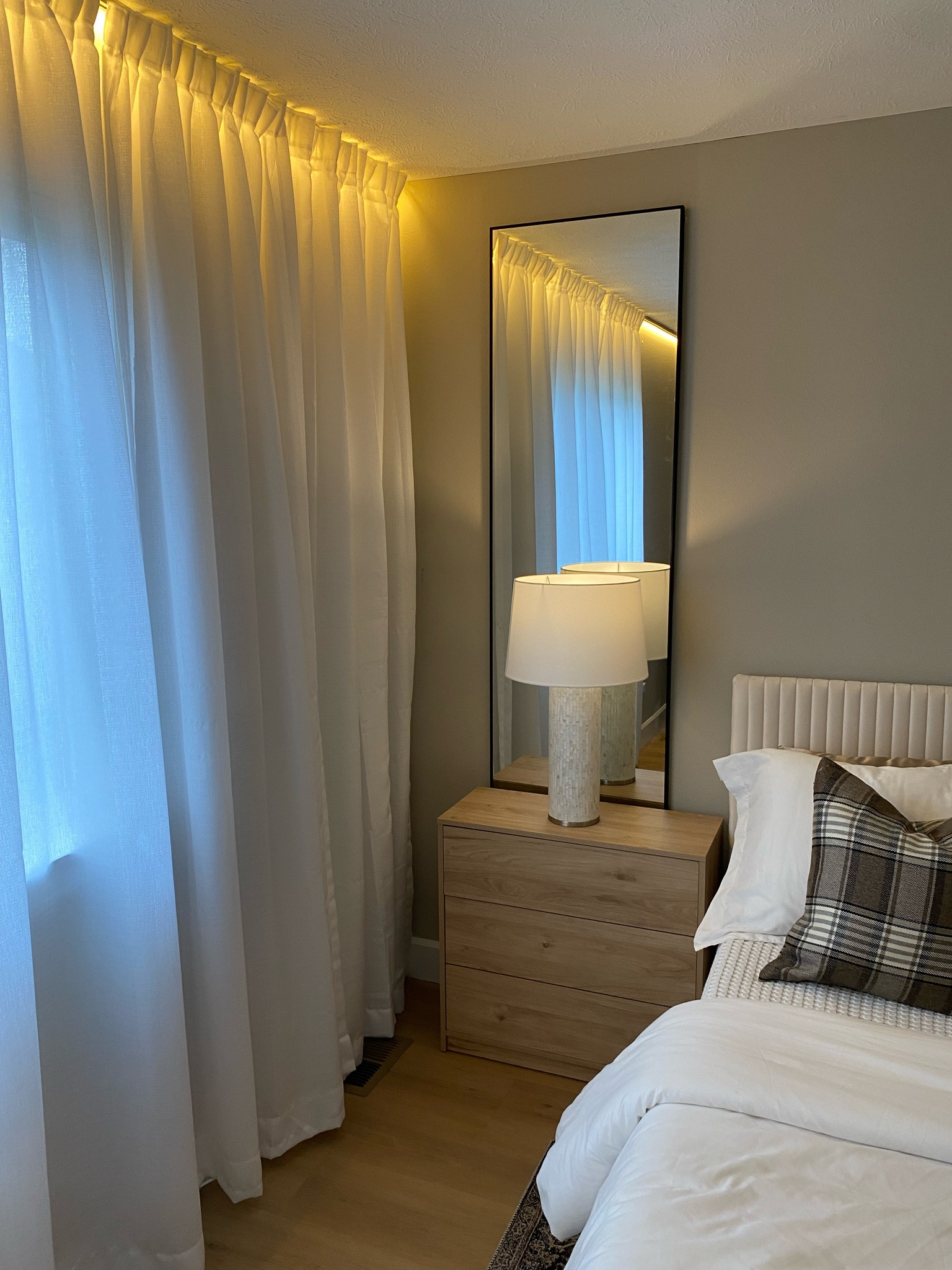 Sneak peak of primary bedroom!  I linked all of the products I used to create this curtain look!


#LTKhome