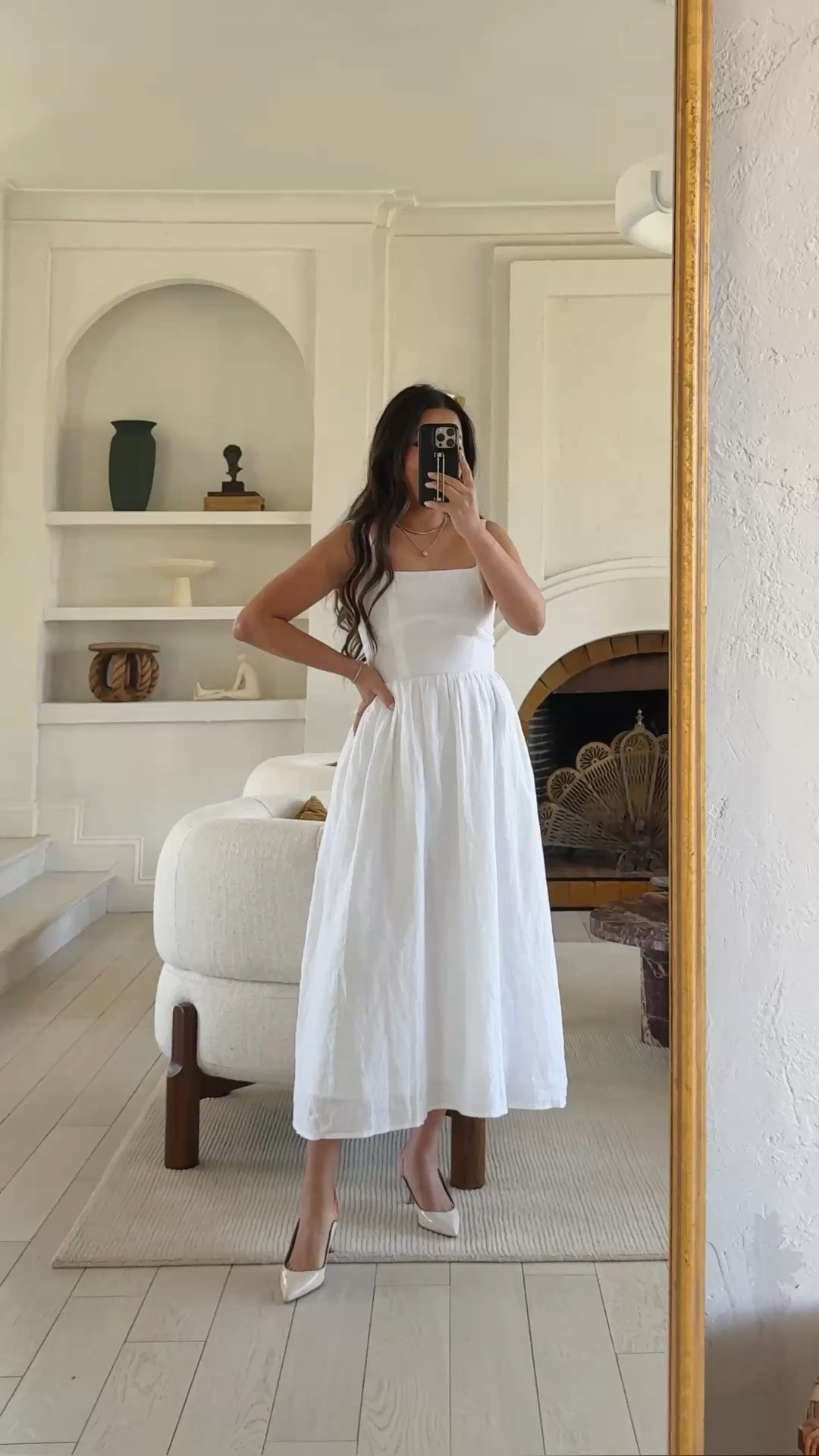 Love the fitted bodice and flare skirt!

For size reference, I’m 5 ft 115 pounds and wearing an XS. Perfect fit! Linking the same dress in different colors.

@Quince 
#quincepartner

#LTKPetite #LTKMidsize #LTKmomlife