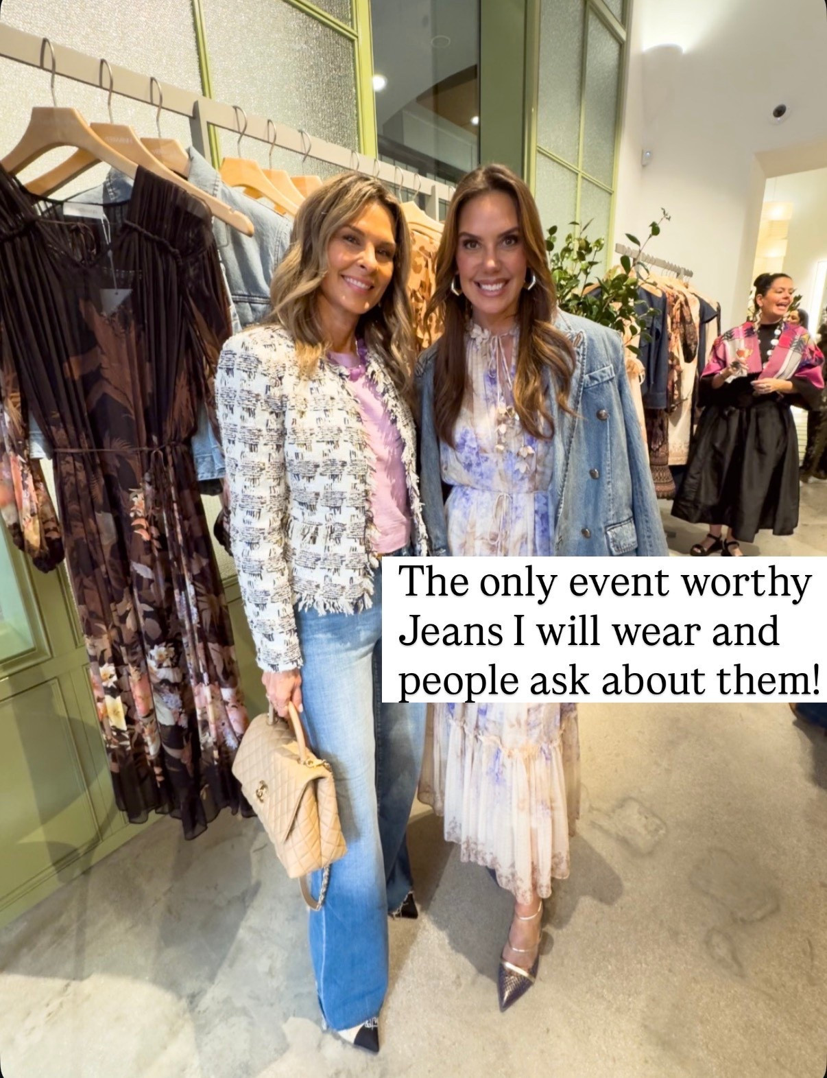 The Scottie Jean! Event ready with flattering fit! I’m 5’6”
TTS -size up for looser fit. I did here. 



#LTKootd #LTKOver40