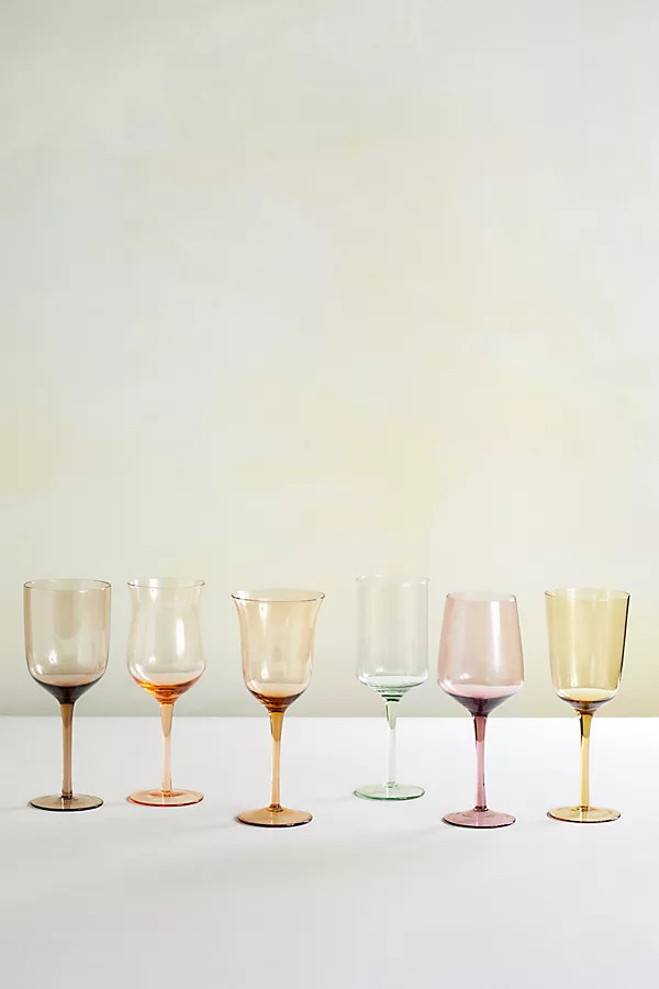 Colorful Goblets, Set of 6 | Anthropologie (US)