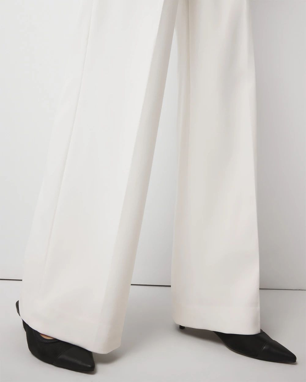 Pleated Wide Leg Pants | White House Black Market