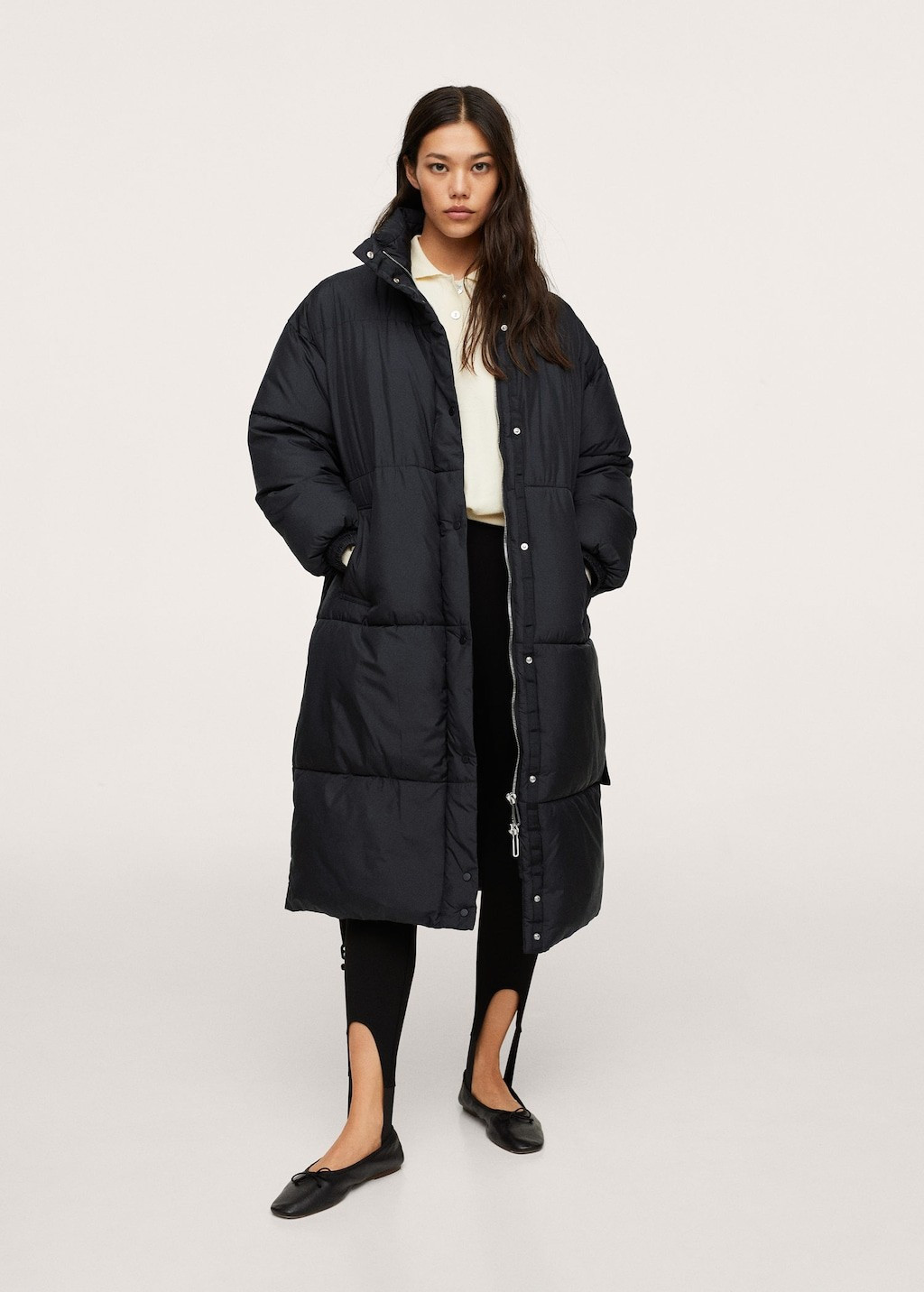 Adjustable waist quilted anorak | MANGO (US)