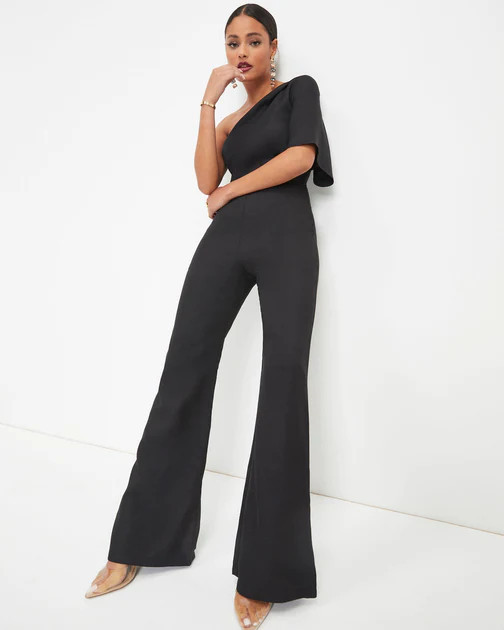 Iconic Lady One Shoulder Jumpsuit - Black | VICI
