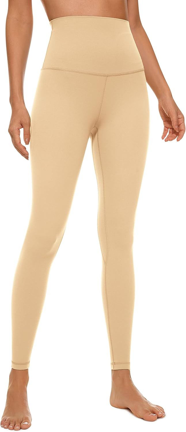 CRZ YOGA Super High Waisted Butterluxe Workout Leggings 25''/28'' -Over Belly Buttery Soft Full L... | Amazon (US)