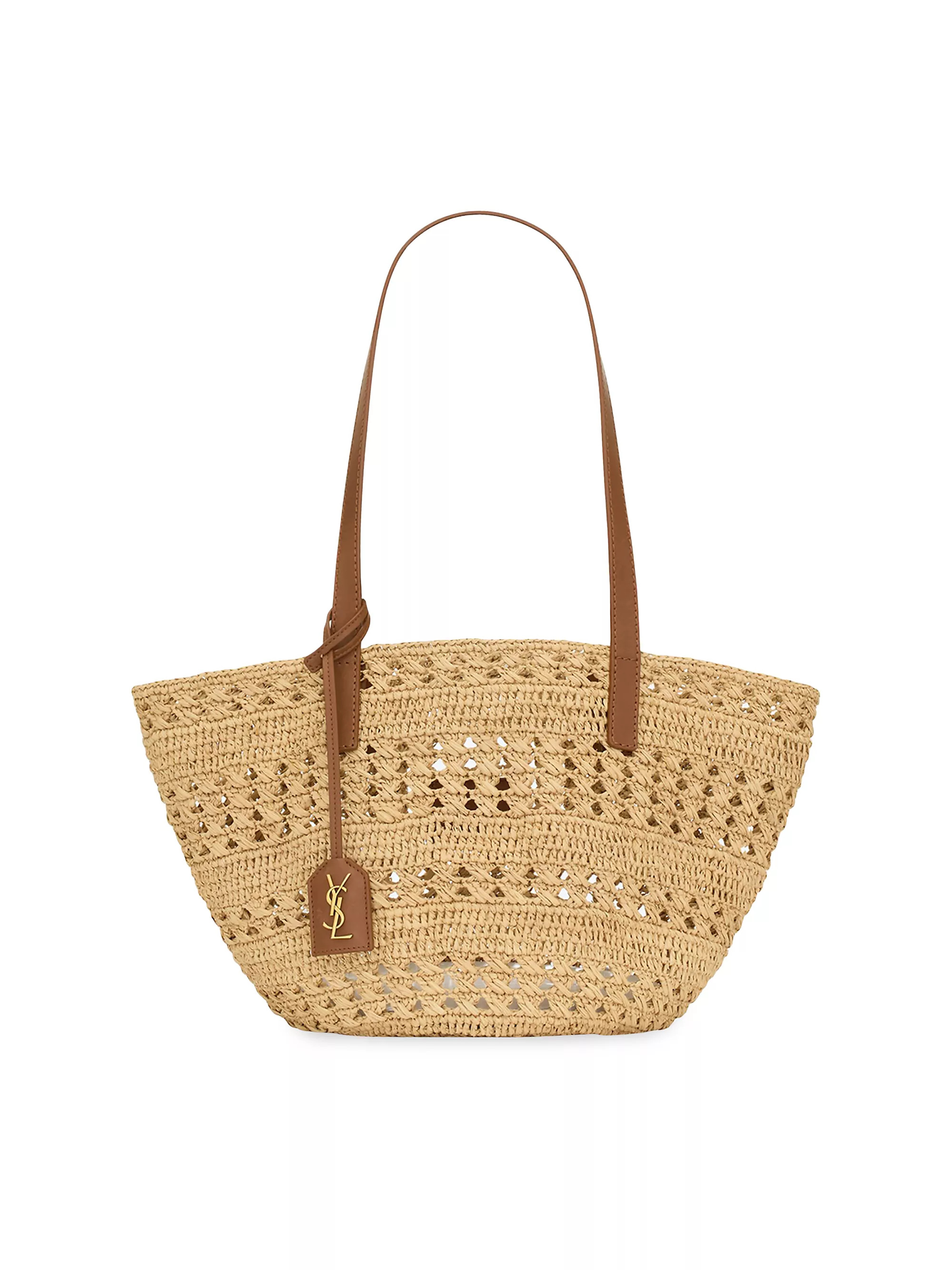 Panier Small Shoulder Bag in Raffia | Saks Fifth Avenue