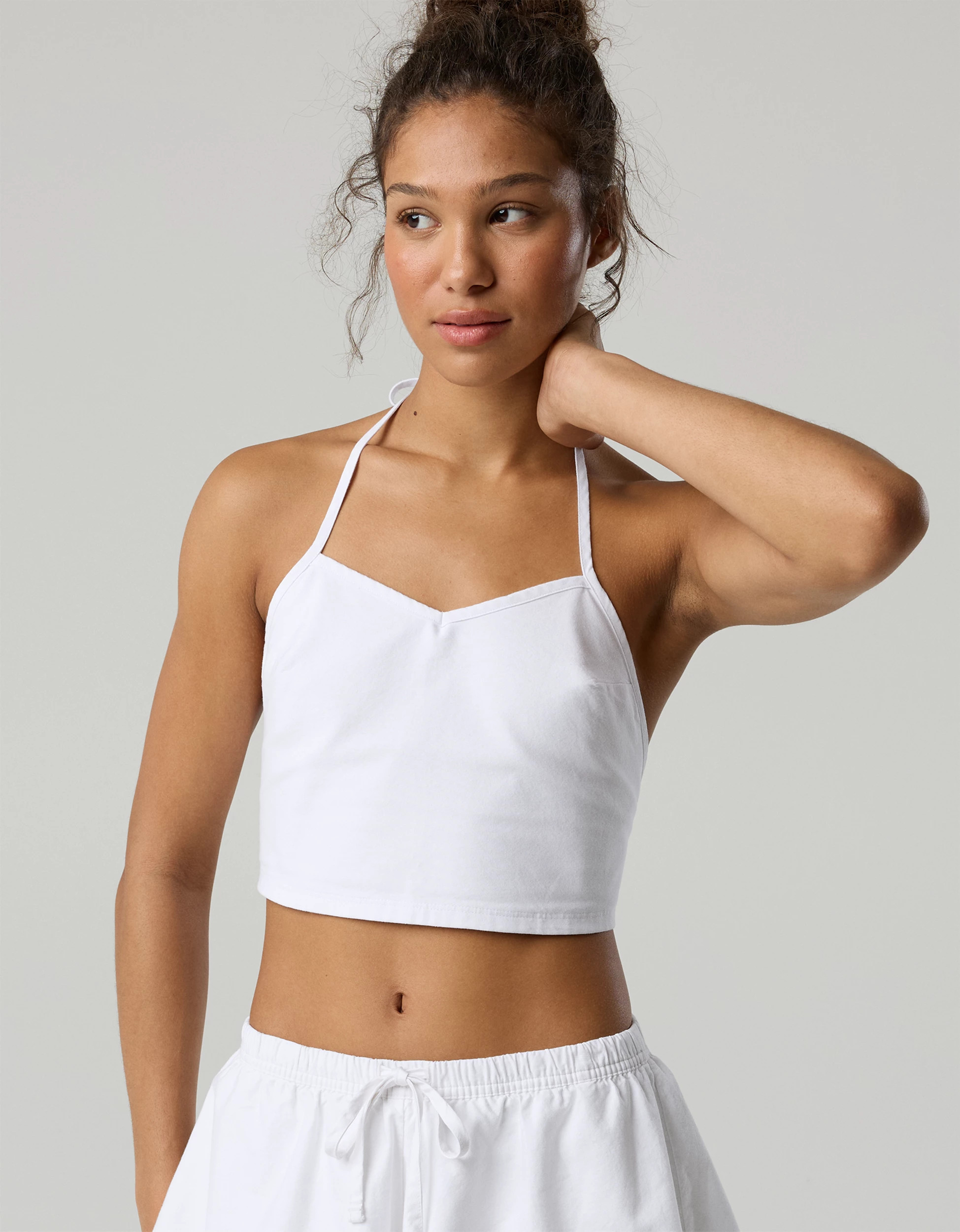OFFLINE By Aerie Oxford Tie Back Tank Top | Aerie