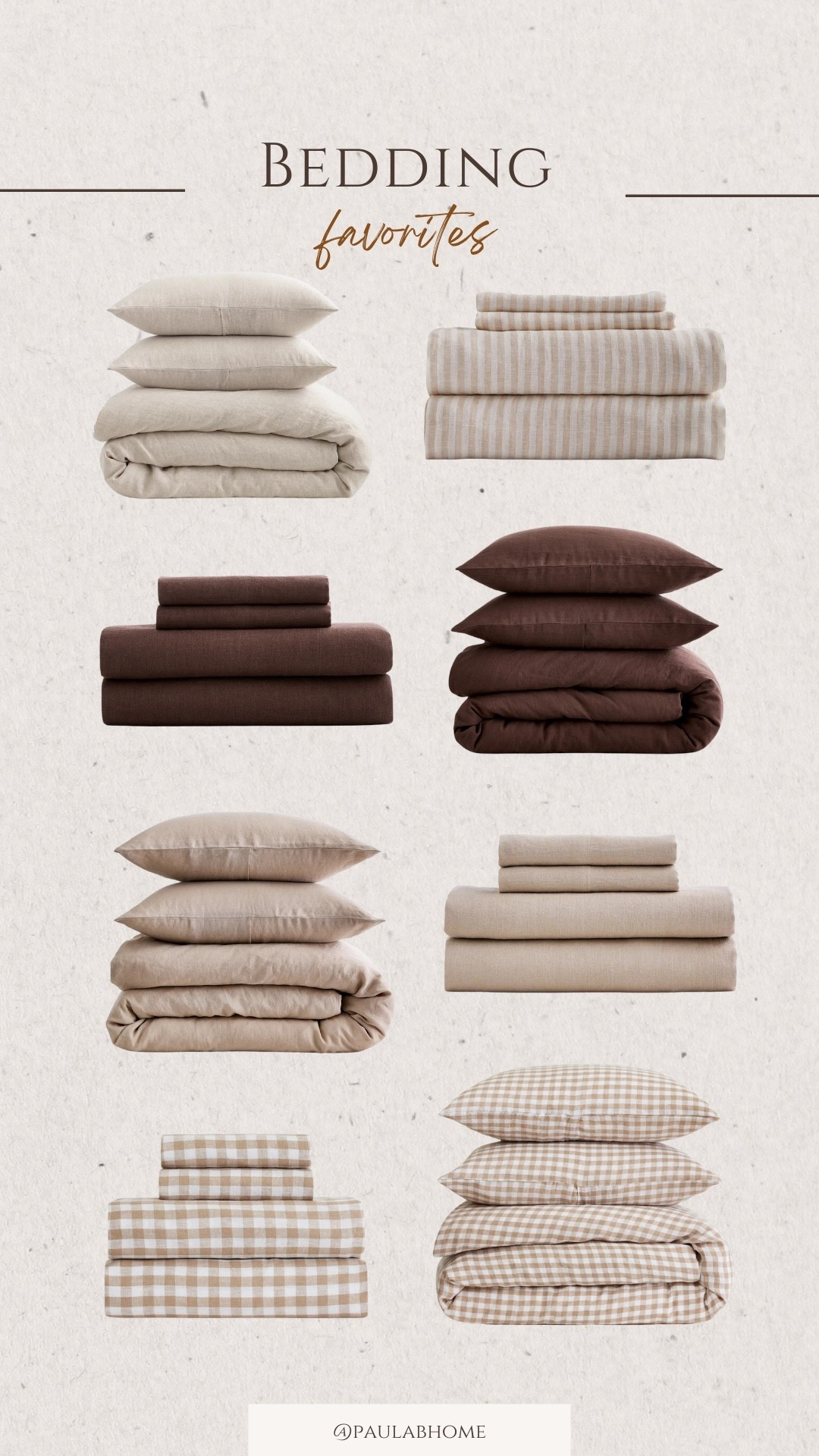 Linen bedding is so cozy and perfect for hot sleepers. Linen sheets, duvet cover, bedding sets. Love these color combinations    

INFG-25PAULABHOME10 (10% off new customers only, only valid on non-sale items)

Quince bedding  


#LTKHome #LTKSaleAlert #LTKU