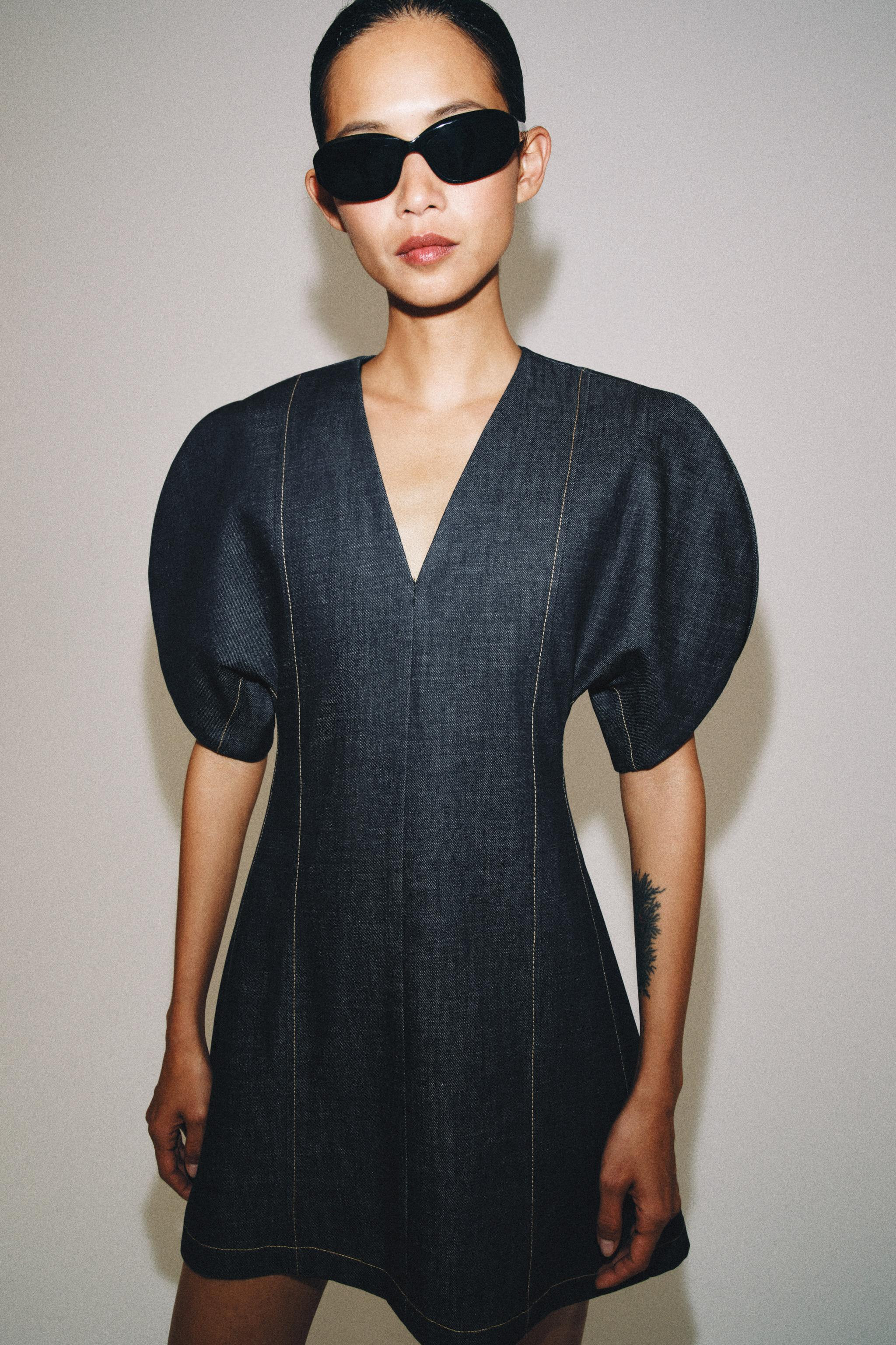 ZW COLLECTION DENIM DRESS | Zara UK