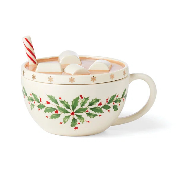 Holiday Porcelain Cappuccino Cup | Wayfair North America