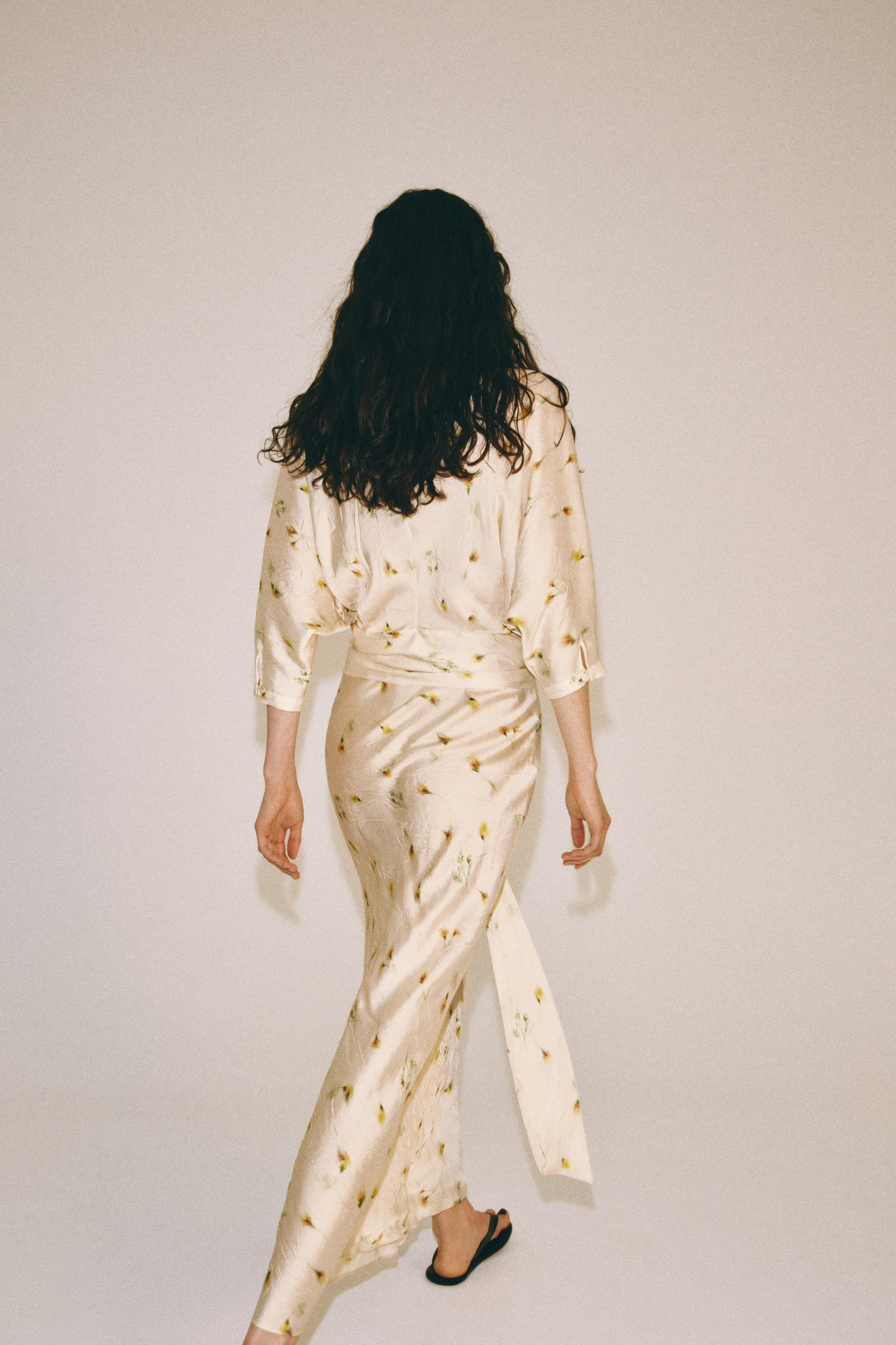ZW COLLECTION PRINTED MAXI DRESS | Zara US