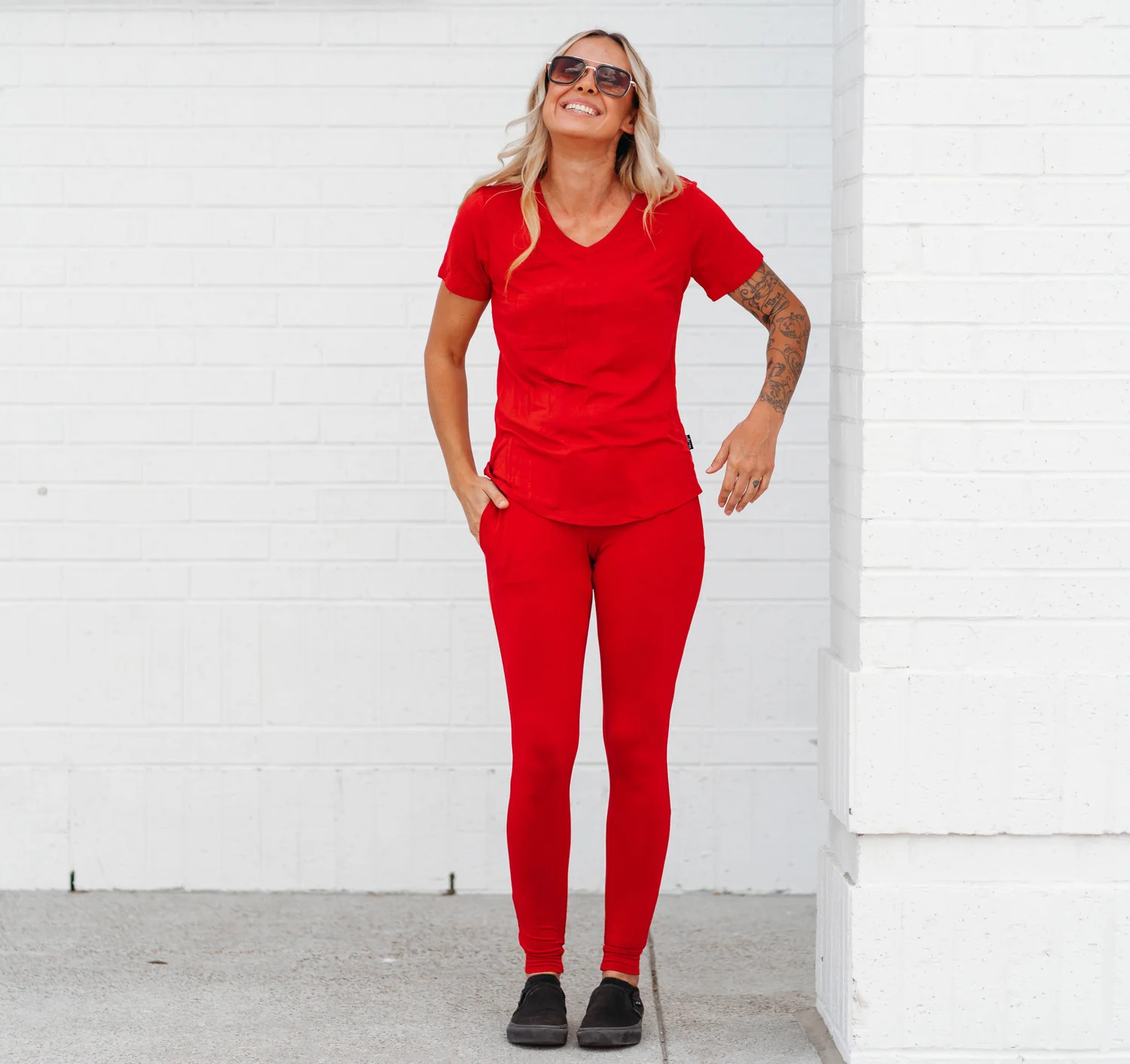 MAMA JOGGERS- Red | millie + roo