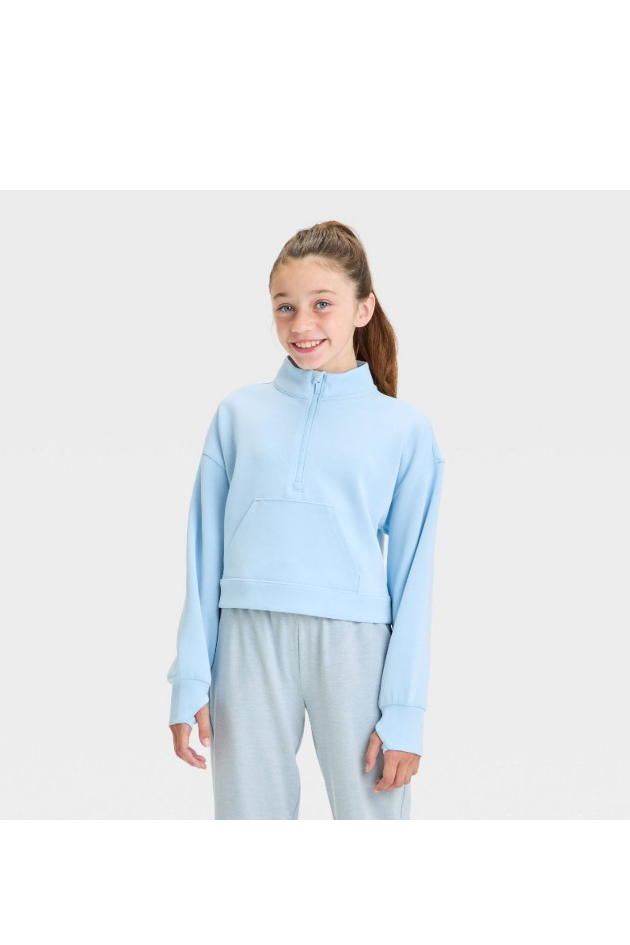 Buttery soft half zip for girls. 

#LTKKids #LTKActive