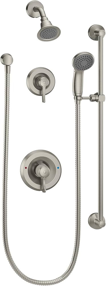 Moen Commercial Classic Brushed Nickel Posi-Temp Pressure Balancing Eco-Performance Shower and Ha... | Amazon (US)