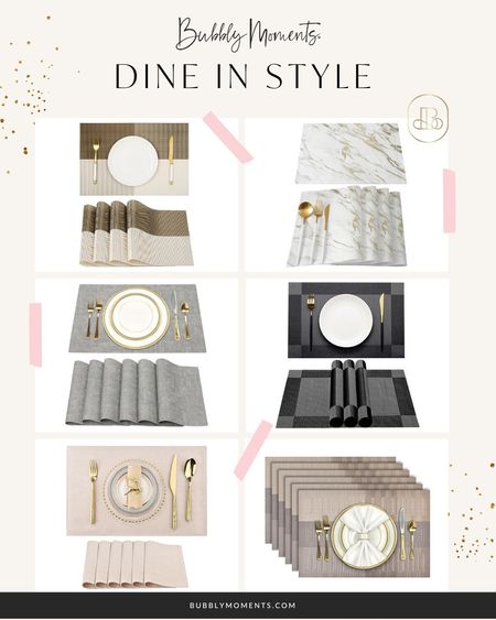 Upgrade Your Dining Space with Amazon's Elegant Placemats! Whether you’re hosting a dinner party or enjoying a quiet meal, these stylish placemats are the perfect addition to your table. Crafted with quality and style in mind, they bring both functionality and beauty to your dining experience. 🌸🍽️ #AmazonHome #DiningDecor #Placemats #TableDecor #HomeStyle #DiningInStyle #TableSetting #ElegantDining #AmazonFinds #ChicLiving #DiningRoomStyle #LTKhome #LTKstyletip #LTKsalealert

#LTKhome #LTKstyletip #LTKfamily