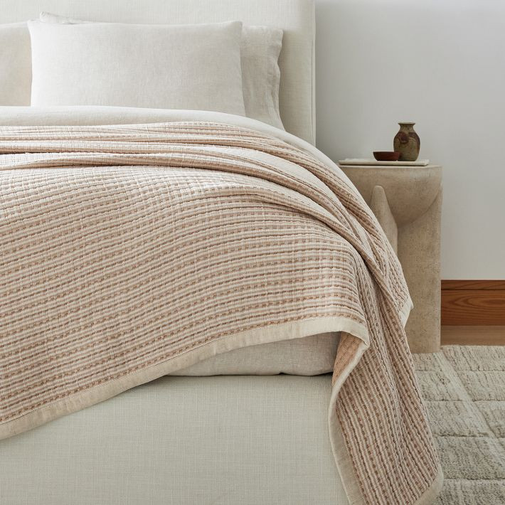 Reversible Double Cloth Blanket | West Elm (US)