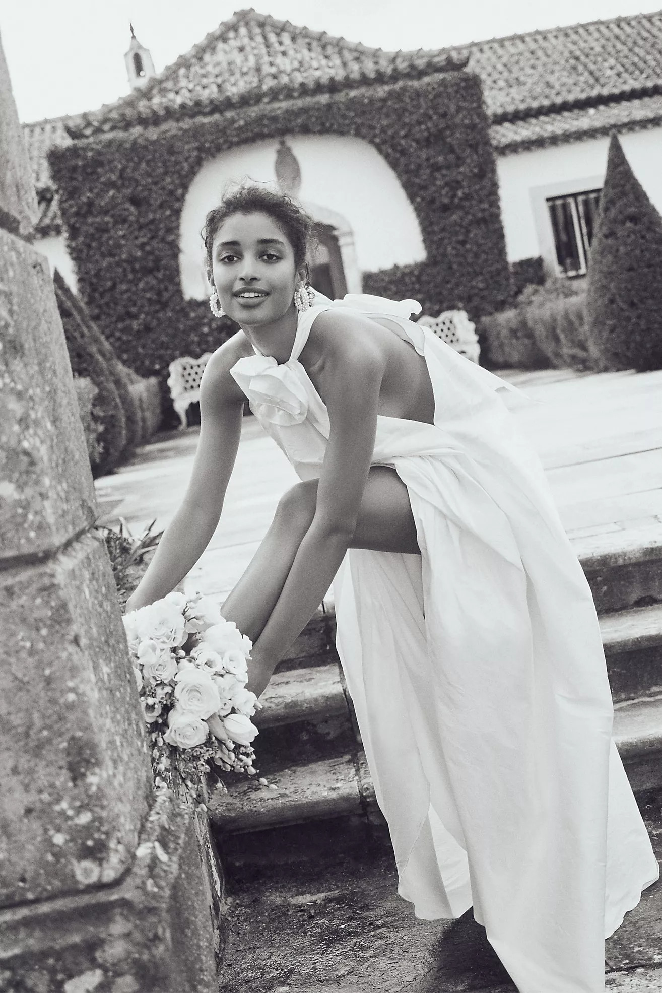 Watters Bloom Halter Maxi Dress | Anthropologie (US)