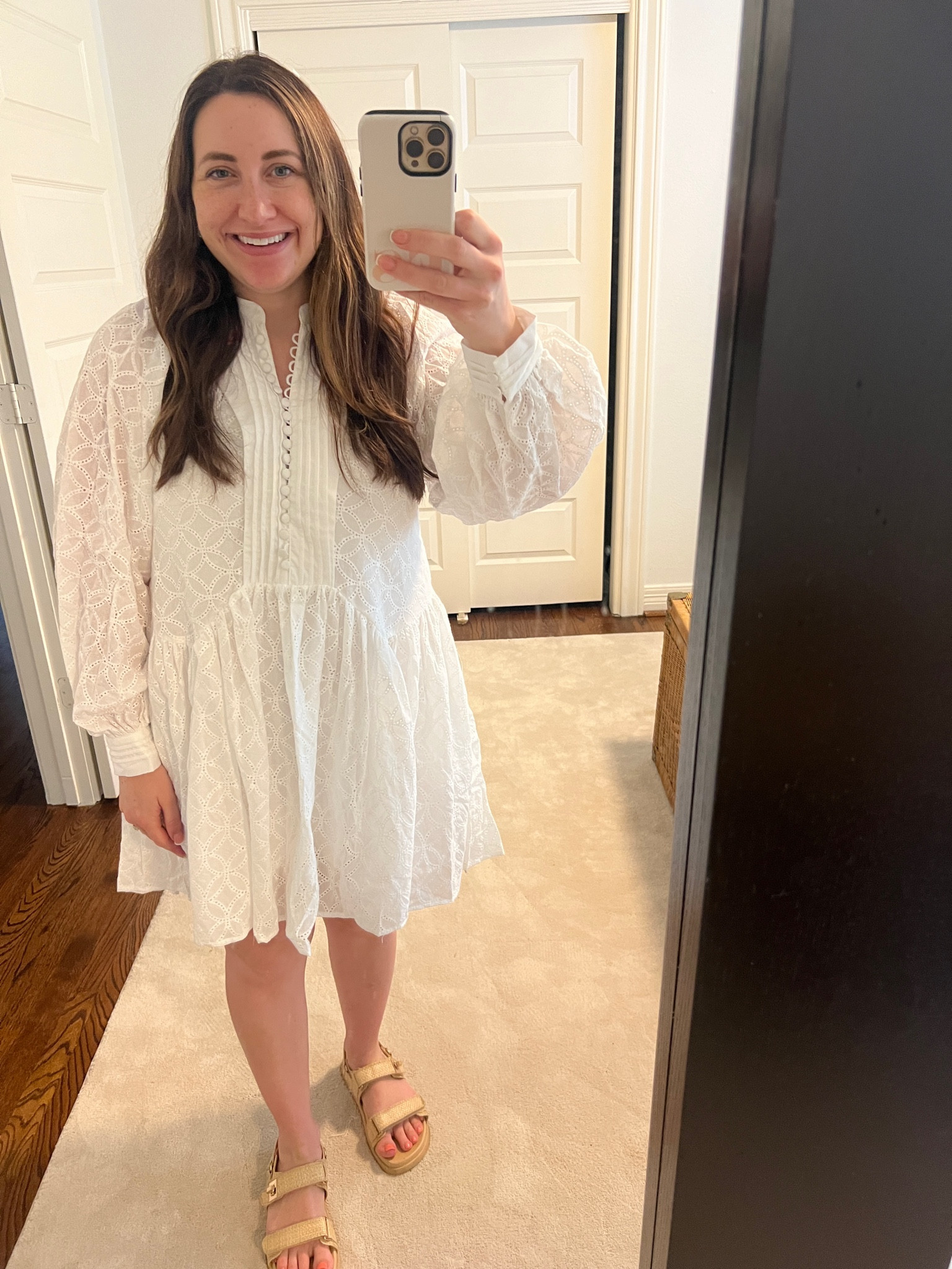 Amazing boho Amazon summer dress! Very flattering for postpartum and easy breastfeeding access! 5”2 size medium 

#LTKBaby #LTKKids #LTKStyleTip