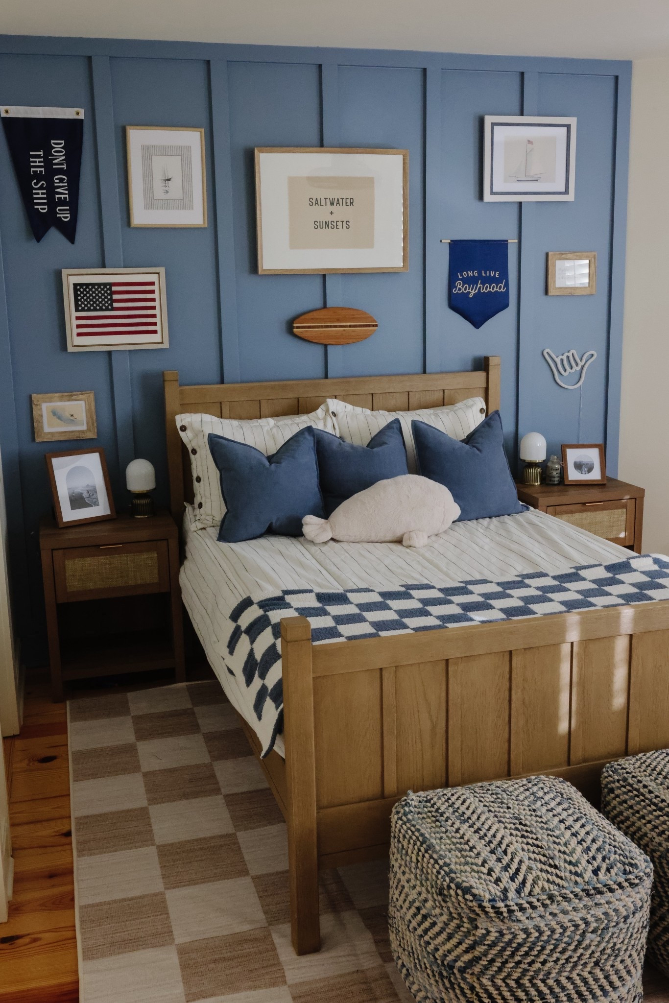 Surfer dude gallery wall 🌊🏄 The perfect little boy room  

#LTKKids #LTKHome