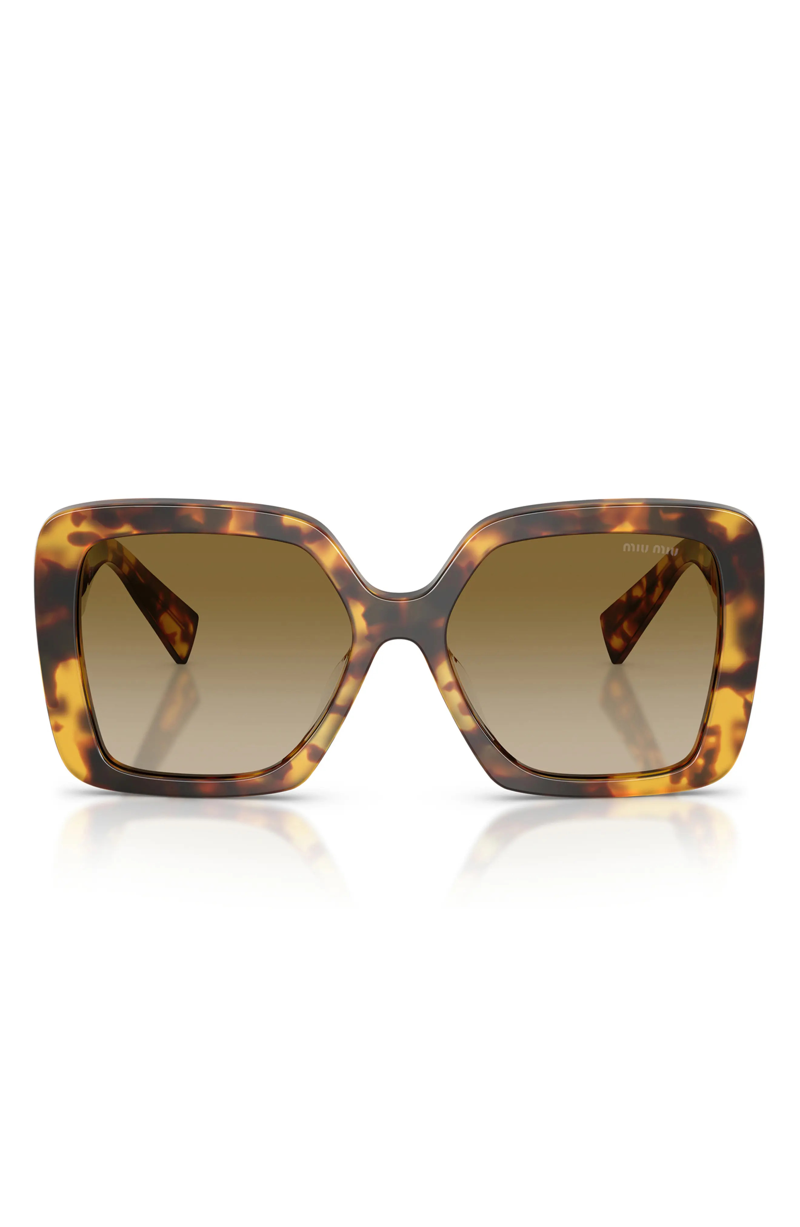 56mm Gradient Irregular Sunglasses (Women) | Nordstrom | Nordstrom