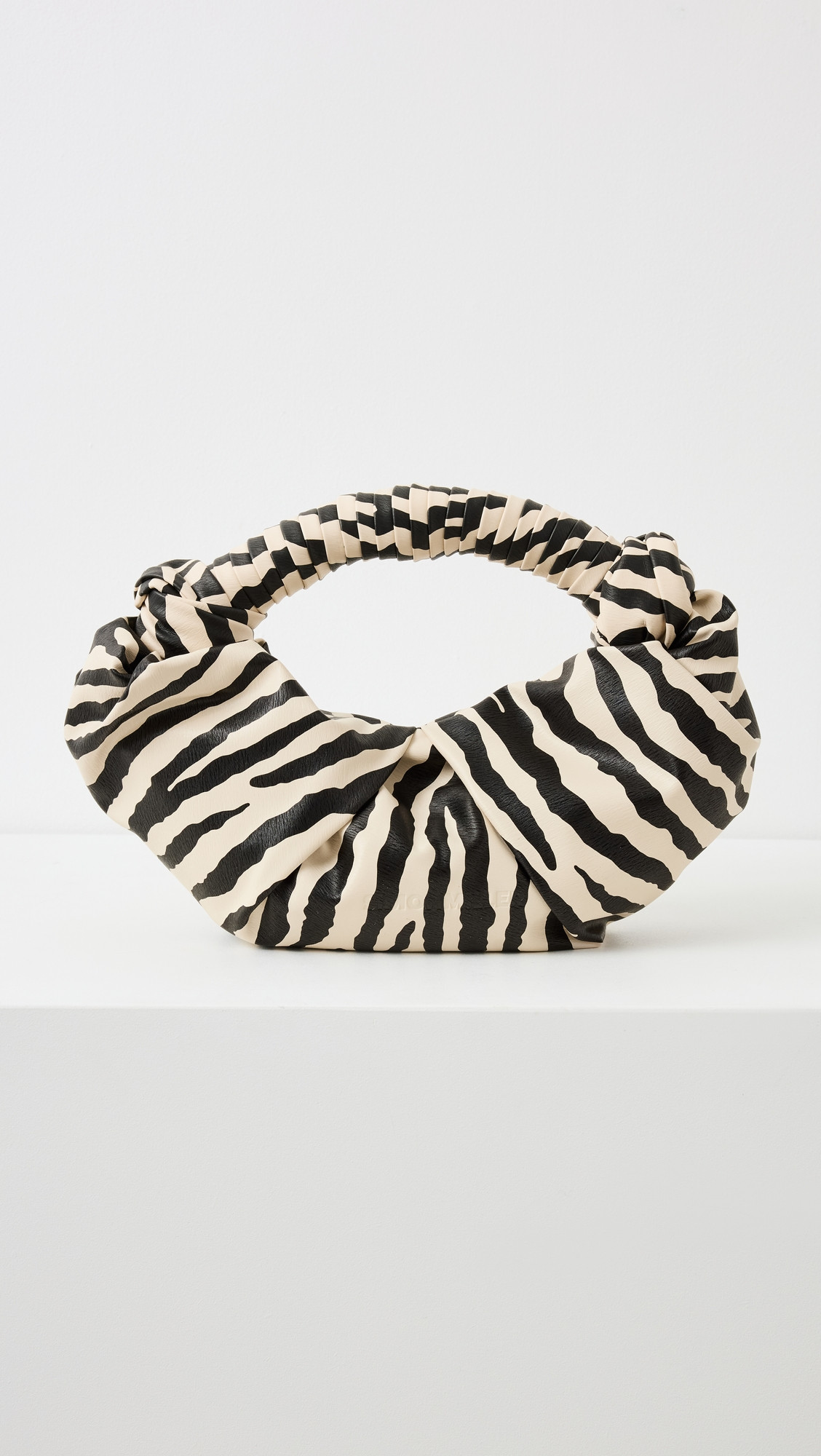 SIMONMILLER Faux Leather Lopsy Bag Zebra Print One Size | Shopbop