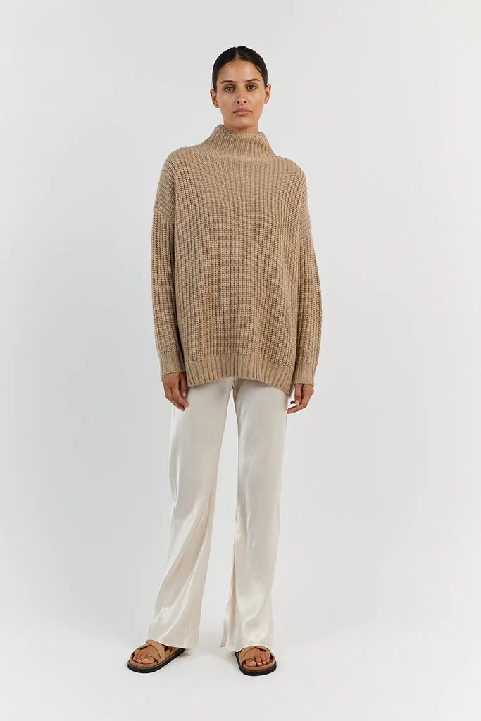 OSLO OAT MARLE LONGLINE JUMPER | DISSH