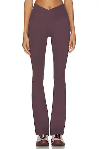 WellBeing + BeingWell FlowWell Callista Crossover Pant in Raisin from Revolve.com | Revolve Clothing (Global)