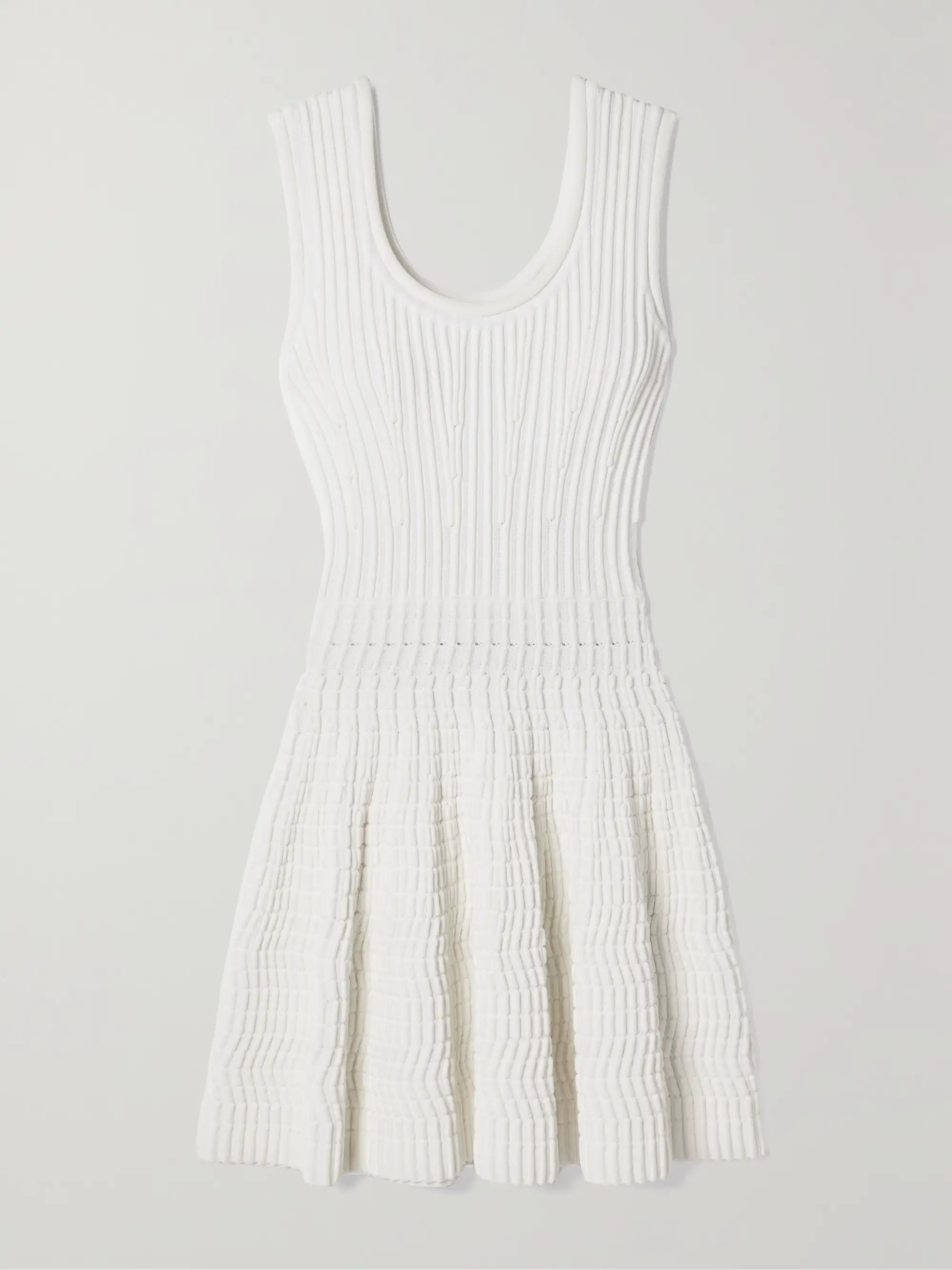 ALAÏARibbed stretch-knit mini dress | NET-A-PORTER (US)