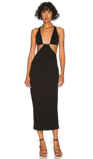 Cowl Back Maxi Dress in Black | Revolve Clothing (Global)
