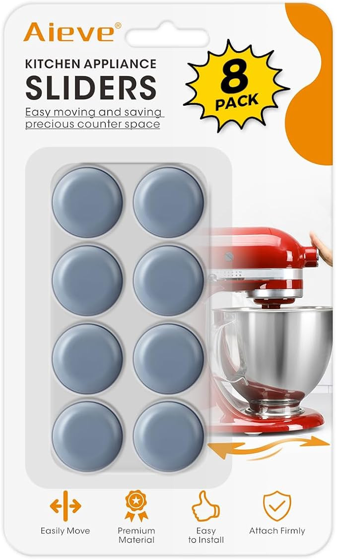 Aieve Appliance Sliders, 8 Pcs Small Appliance Slider for Countertop | Amazon (US)