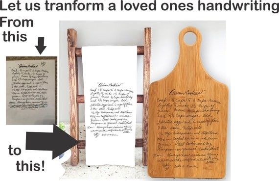Personalized Cutting Board Preserve Loved Ones Handwriting - Etsy | Etsy (US)