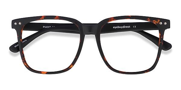 Piano Square Tortoise Full Rim Eyeglasses | Eyebuydirect | EyeBuyDirect.com